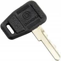 Clé de contact en acier Liugong Shantui Loader SP115882 avec garantie d'un an