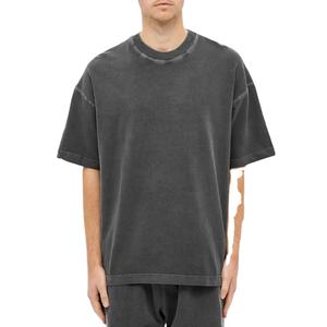 Camisetas de manga corta de algodón/poliéster Premium para hombre de alta calidad Tela de punto Premium 100% algodón - Product Image 1