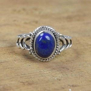 Handmade 925 Sterling Silver <b>Ring</b> with Excellent Quality Oval Shape <b>Lapis</b> <b>Lazuli</b> Gemstone <b>Ring</b> Classic Design for Women <b>Rings</b> - Product Image 5