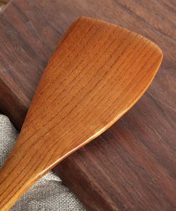 Cuillère en bois robuste pour mélanger les aliments épais, cuillère en bois rustique artisanale pour les amateurs de cuisine, pour cuillère à thé à bas prix - Product Image 1
