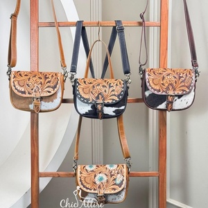 2025 accepter Logo personnalisé usiné à la main en cuir de vachette sac à main concepteur dames sacs sac à main bandoulière mode luxe pour les femmes - Product Image 1