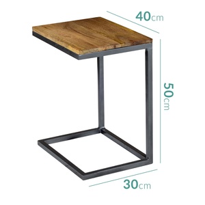 Mesas de madera y metal de hierro de diseño clásico de estilo vintage más vendidas tamaño personalizado forma color usos en el Hotel casero - Product Image 6