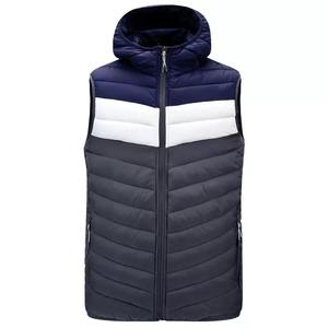 Heavyweight Padded Puffer Vest <b>Men's</b> Winter <b>Warmer</b> High Collar Bulk Supplier OEM Service - Product Image 5