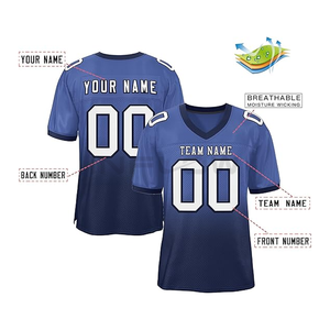 Nuevos diseños cosidos camisetas de fútbol americano, uniforme de fútbol americano, camiseta de fútbol - Product Image 4