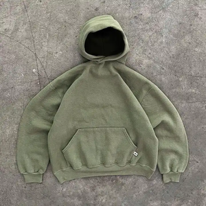 Kanye baby blue Plus Sudadera con capucha gruesa hombres pesados de gran tamaño 450 GSM lavado ácido Sudadera con capucha - Product Image 2