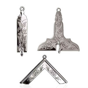 Conjunto de Collar y Joyas de Oficial Masónico, Insignia Masónica para Ceremonias de Logia, Collar Masónico Personalizable con Conjunto de Joyas - Product Image 1