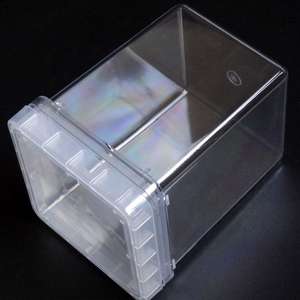 Conteneur carré transparent en polycarbonate autoclavable avec couvercle en polypropylène pour tissus et micropropagation - Product Image 5