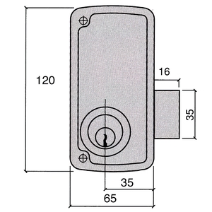 Ucem 4056-c-hb/65/ Right Lock - Product Image 2