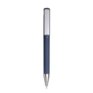 Penna Girevole Personalizzata in Gomma, Gadget Promozionale - Product Image 3