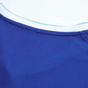 Conjunto de Camiseta de Fútbol para Hombre, Sólida, Transpirable, Antibacteriana, de Secado Rápido, Manga Corta, Cuello en V, 100% Poliéster, para Adultos, Todas las Temporadas, para Exteriores - Product Image 4