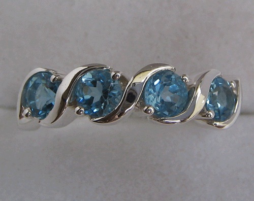 swiss blue topaz jewelry