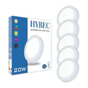 Lámpara de Techo LED Redonda de 20W con Downlight LED de Superficie de 1600lm, Iluminación Elegante para el Hogar - Product Image 4