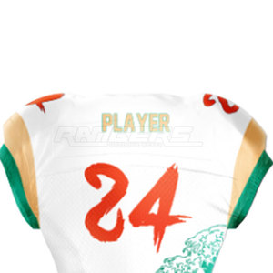 เสื้อเจอร์ซีย์ฟุตบอลอเมริกันน้ำหนักเบาออกแบบโลโก้ของคุณเอง - Product Image 4