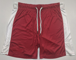 Pantalones cortos informales elegantes de alta calidad para hombre, pantalones cortos transpirables con cintura elástica para correr al aire libre, decoración de encaje, pantalones cortos de punto medio - Product Image 2