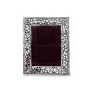 Marco de fotos de metal chapado en plata Diseño popular Acabado en plata Hogar y sala de estar uso Mesa decoración logotipo personalizado al por mayor - Product Image 1