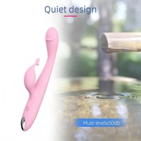 10-Frequenz Dual-Vibrations-G-Punkt-Klitoris-Stimulator Silikon-Dildos Vibratoren Sexspielzeug für Frauen