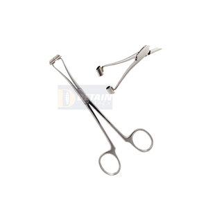 Stock! Pince de piercing corporel à septum en acier inoxydable de haute qualité Instruments chirurgicaux droits de taille personnalisée Source d'alimentation manuelle - Product Image 4