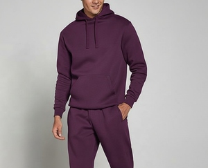 Ensemble de survêtement d'hiver pour hommes, deux pièces, imprimé délavé à l'acide, tenue de jogging, vêtements de sport personnalisables avec logo, dernière collection, OEM ODM, faible MOQ - Product Image 3