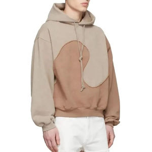 Dernier design, meilleur style unique, sweat-shirts à capuche oversize 100% coton, prix bas, épaules tombantes, grammage lourd, sweat-shirts personnalisés pour hommes - Product Image 2