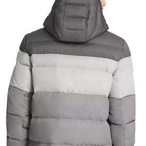 Men's <b>Plus</b> <b>Size</b> Formal Puffer <b>Jacket</b> Bubble Soft Canvas <b>Waterproof</b> Winter Hooded Zipper Closure Windproof <b>Jackets</b> - Product Image 6