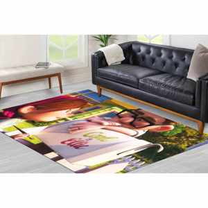 Tapis imprimé coloré - Carl Fredricksen, Carl et Ellie, Salon, Couple, Couple romantique, avec tapis moelleux - Product Image 2