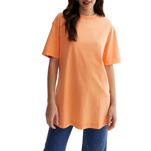 Venta al por mayor de algodón liso mujer camiseta impresión personalizada logotipo gráfico camiseta diseños sublimación mujer Camisetas para hombres - Product Image 1