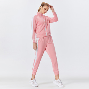 Ensemble de survêtement élégant pour femme, jogging deux pièces, fabricant personnalisé, survêtement rose, ensembles de survêtement pour femmes, vêtements pour femmes - Product Image 2