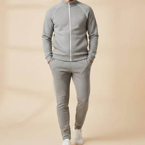 Ensemble de survêtement de jogging slim pour homme, vêtements de sport d'entraînement athlétique, tenue décontractée confortable pour la salle de sport et la course à pied - Product Image 5