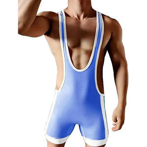 Singlet de Lucha Libre Unisex con Diseño Personalizado e Impresión Digital, Ropa Deportiva de Spandex/Nylon al por Mayor para Levantamiento de Pesas, MMA/BJJ, Gimnasio - Product Image 6