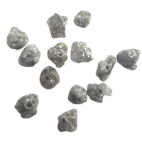 Diamant brut naturel noir, taille de 3MM à 4MM, pour la fabrication de bijoux, vente en gros
