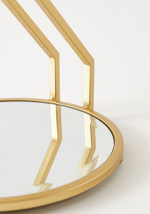 Table d'appoint en métal au design luxueux fait à la main avec plateau en verre pour chambre salon à prix abordable - Product Image 4