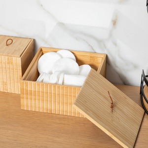 Boîte de rangement et d'ustensiles en bambou Boîte en bambou faite à la main Décoration de table pour la maison naturelle écologique Vente en gros du Vietnam - Product Image 5