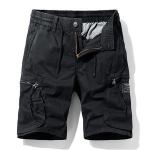 Men Summer New Multi Pockets Cotton <b>Cargo</b> Shorts Men Fashion Solid Quick Dry Joggers Shorts <b>Pants</b> Outdoor Breathable Shorts Male - Product Image 4