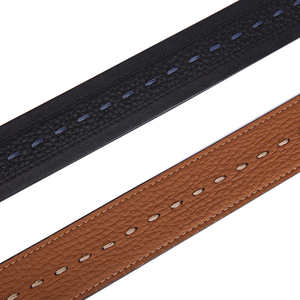 Fabricantes de cinturones de cuero de nuevo estilo que venden cinturón de cuero genuino para hombre cinturón de cuero ajustable de lujo para hombre logotipo personalizado OEM - Product Image 5