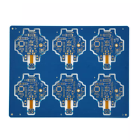 ENIG Pcb Flex kaku pemasok sirkuit cetak elektronik kustom HASL jari emas