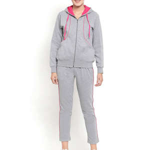 Ensemble 2 pièces pour femme, fabriqué en usine, vente chaude, respirant, personnalisé, court, hiver, uni, à capuche, polyester + élasthanne, manches longues, nouveauté - Product Image 3