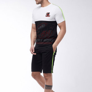 Conjunto de Verano Informal para Hombre, Estilo Simple y Único, Transpirable, Hecho de Algodón, con Cordón Ajustable, Venta al Por Mayor - Product Image 3