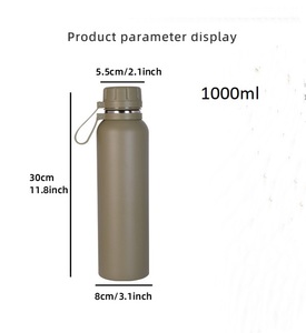 Large Capacity Stainless Steel Thermos <b>Bottle</b> Double Layer Vacuum <b>Sports</b> <b>Water</b> <b>Bottle</b> Travel Tumbler with Infuser - Product Image 2