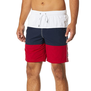 Short de fitness pour homme Séchage rapide Classique Couleur personnalisée Tri-Block Series Maillot de bain Melon Berry Color Block Super Breathable Short - Product Image 3