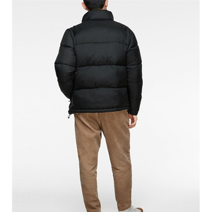 Blouson bomber unisexe noir à col rond, imperméable, coupe-vent, motif camouflage, coupe ajustée, longueur normale, fermeture éclair, coton - Product Image 3
