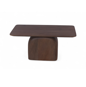 Mesas de centro contemporáneas con tapas cuadradas de madera diseñadas para un uso práctico y un atractivo atemporal en hogares modernos - Product Image 1