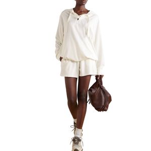 Short d'été décontracté et respirant pour femmes, élégant, avec taille élastique tissée, taille moyenne, short pour femmes américaines - Product Image 4