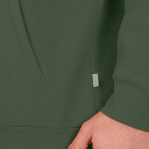 Sweat-shirts à capuche pour hommes en hiver - 100% coton, tissu polaire, teinture unie, respirant, coupe-vent, écologique, de haute qualité, sweat-shirt personnalisé - Product Image 4