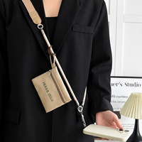 Cordon de téléphone réglable personnalisé à porter en bandoulière avec pochette zippée, sangle mains libres pour mobile et ensemble porte-cartes de voyage