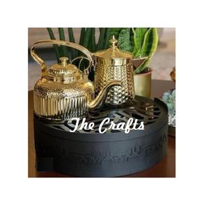 Chauffe-thé et café Dallah en métal au design attrayant pour accessoires de table, qualité supérieure - Product Image 2