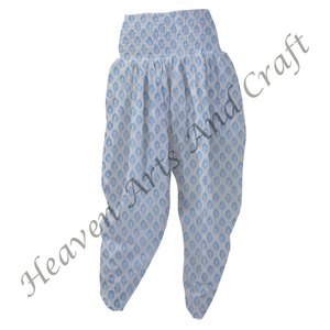 Pyjama d'été en coton imprimé à la main pour femmes, vêtements de nuit en coton doux, pantalon Patiala confortable pour la nuit, tenue quotidienne pour femmes - Product Image 1