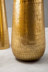 Vase en métal doré Grand vase cylindrique décoratif à fleurs Vase de sol moderne en or pour décoration intérieure d'herbe de pampa - Product Image 5