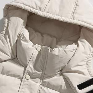 Veste épaisse coupe ample pour hommes doublée de polyester fermeture éclair sur le devant OEM manteau à bulles sur mesure Hip Hop décontracté à la mode pour l'hiver - Product Image 3