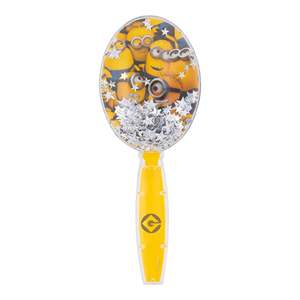 Brosse à cheveux Minions sous licence en gros, brosse à cheveux magique avec confettis étoiles scintillantes, brosse à cheveux pour enfants à partir de 3 ans - Product Image 1