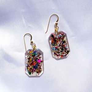 Pendientes de resina artesanal de diseño moderno Los Mejores Regalos para niñas-Estilo Ángel de diseño superior de Crafters originales - Product Image 3